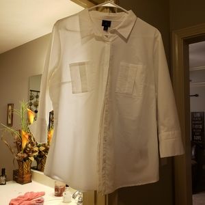 White button down dress shirt